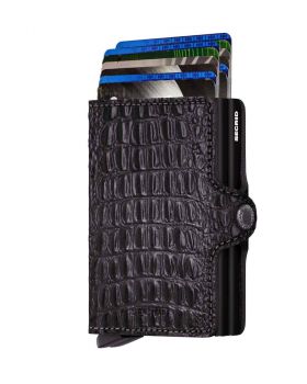 Secrid twin wallet leather Nile black